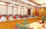 Hình ảnh Tổng Bí thư Nguyễn Phú Trọng chủ trì cuộc họp Bộ Chính trị, Ban Bí thư