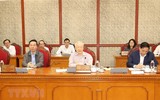 Hình ảnh Tổng Bí thư Nguyễn Phú Trọng chủ trì cuộc họp Bộ Chính trị, Ban Bí thư