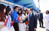 Hình ảnh Chủ tịch Quốc hội Vương Đình Huệ bắt đầu thăm chính thức Cuba