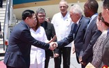 Hình ảnh Chủ tịch Quốc hội Vương Đình Huệ bắt đầu thăm chính thức Cuba