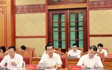 Hình ảnh Tổng Bí thư chủ trì cuộc họp phòng, chống tham nhũng, tiêu cực