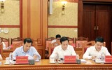 Hình ảnh Tổng Bí thư chủ trì cuộc họp phòng, chống tham nhũng, tiêu cực