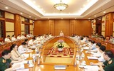 Hình ảnh Tổng Bí thư chủ trì cuộc họp phòng, chống tham nhũng, tiêu cực