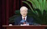 Hình ảnh Tổng Bí thư Nguyễn Phú Trọng chủ trì khai mạc Hội nghị Trung ương giữa nhiệm kỳ