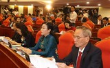 Hình ảnh Tổng Bí thư Nguyễn Phú Trọng chủ trì khai mạc Hội nghị Trung ương giữa nhiệm kỳ