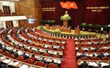 Hình ảnh Tổng Bí thư Nguyễn Phú Trọng chủ trì khai mạc Hội nghị Trung ương giữa nhiệm kỳ