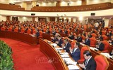 Hình ảnh Tổng Bí thư Nguyễn Phú Trọng chủ trì khai mạc Hội nghị Trung ương giữa nhiệm kỳ