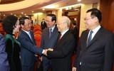 Hình ảnh Tổng Bí thư Nguyễn Phú Trọng chủ trì khai mạc Hội nghị Trung ương giữa nhiệm kỳ