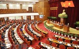Hình ảnh Tổng Bí thư Nguyễn Phú Trọng chủ trì khai mạc Hội nghị Trung ương giữa nhiệm kỳ
