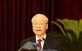 Hình ảnh Tổng Bí thư Nguyễn Phú Trọng chủ trì khai mạc Hội nghị Trung ương giữa nhiệm kỳ