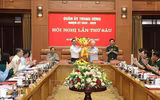 Hình ảnh Tổng Bí thư Nguyễn Phú Trọng chủ trì Hội nghị Quân ủy Trung ương 