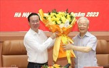 Hình ảnh Tổng Bí thư Nguyễn Phú Trọng chủ trì Hội nghị Quân ủy Trung ương 