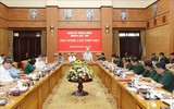 Hình ảnh Tổng Bí thư Nguyễn Phú Trọng chủ trì Hội nghị Quân ủy Trung ương 