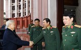 Hình ảnh Tổng Bí thư Nguyễn Phú Trọng chủ trì Hội nghị Quân ủy Trung ương