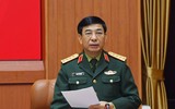 Hình ảnh Tổng Bí thư Nguyễn Phú Trọng chủ trì Hội nghị Quân ủy Trung ương
