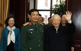 Hình ảnh Tổng Bí thư Nguyễn Phú Trọng chủ trì Hội nghị Quân ủy Trung ương