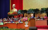 Hình ảnh Tổng Bí thư Nguyễn Phú Trọng dự Đại hội Hội Nông dân Việt Nam lần thứ VIII