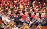 Hình ảnh Tổng Bí thư Nguyễn Phú Trọng dự Đại hội Hội Nông dân Việt Nam lần thứ VIII