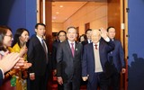 Hình ảnh Tổng Bí thư Nguyễn Phú Trọng dự Đại hội Hội Nông dân Việt Nam lần thứ VIII