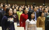 Hình ảnh Tổng Bí thư Nguyễn Phú Trọng dự khai mạc kỳ họp Quốc hội bất thường lần thứ năm