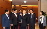 Hình ảnh Tổng Bí thư Nguyễn Phú Trọng dự khai mạc kỳ họp Quốc hội bất thường lần thứ năm