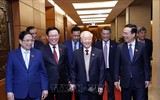 Hình ảnh Tổng Bí thư Nguyễn Phú Trọng dự khai mạc kỳ họp Quốc hội bất thường lần thứ năm