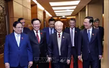 Hình ảnh Tổng Bí thư Nguyễn Phú Trọng dự khai mạc kỳ họp Quốc hội bất thường lần thứ năm