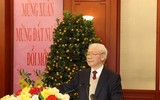 Hình ảnh Tổng Bí thư tới Nhà 67 dâng hương tưởng niệm Chủ tịch Hồ Chí Minh