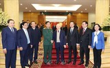 Hình ảnh Tổng Bí thư chủ trì phiên họp đầu tiên Tiểu ban Văn kiện Đại hội XIV của Đảng