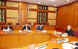 Hình ảnh Tổng Bí thư chủ trì phiên họp đầu tiên Tiểu ban Nhân sự Đại hội XIV của Đảng