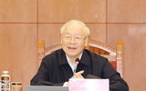 Hình ảnh Tổng Bí thư chủ trì phiên họp đầu tiên Tiểu ban Nhân sự Đại hội XIV của Đảng