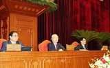 Hình ảnh Tổng Bí thư Nguyễn Phú Trọng khai mạc hội nghị Trung ương lần thứ chín