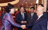 Hình ảnh Tổng Bí thư Nguyễn Phú Trọng khai mạc hội nghị Trung ương lần thứ chín