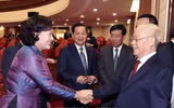 Hình ảnh Tổng Bí thư Nguyễn Phú Trọng khai mạc hội nghị Trung ương lần thứ chín