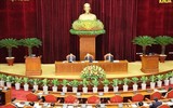 Hình ảnh Tổng Bí thư Nguyễn Phú Trọng khai mạc hội nghị Trung ương lần thứ chín
