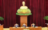 Hình ảnh Tổng Bí thư Nguyễn Phú Trọng khai mạc hội nghị Trung ương lần thứ chín