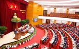 Hình ảnh khai mạc Hội nghị lần thứ 12 Ban Chấp hành Trung ương Đảng khóa XIII