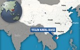[Ảnh] Tàu ngầm Trung Quốc lầm lũi đi vào hang ngầm bí mật ở đảo Hải Nam