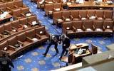 [Ảnh] Toàn cảnh Washington của Mỹ giới nghiêm vì biểu tình bạo loạn tại tòa nhà Quốc hội