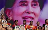 [Ảnh] Cuộc đời trầm luân của nhà lãnh đạo Myanmar Aung San Suu Kyi 