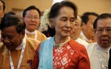 [Ảnh] Cuộc đời trầm luân của nhà lãnh đạo Myanmar Aung San Suu Kyi 