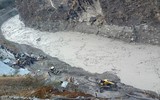 [Ảnh] Ấn Độ tìm kiếm hơn 150 người mất tích sau thảm họa sạt lở sông băng Himalaya