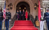 [Ảnh] Tại sao bãi đỗ trực thăng ở khu Mar-a-Lago của ông Donald Trump lại bị phá dỡ? 