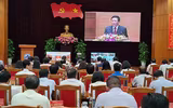 [Ảnh] Hội nghị trực tuyến toàn quốc quán triệt Nghị quyết Đại hội XIII của Đảng 