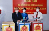 Hình ảnh các lãnh đạo Đảng, Nhà nước, Quốc hội đi bầu cử sáng 23-5