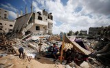 [Ảnh] Cuộc sống thường ngày giữa cảnh đổ nát vì bom đạn ở Gaza