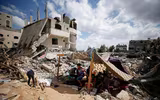 [Ảnh] Cuộc sống thường ngày giữa cảnh đổ nát vì bom đạn ở Gaza