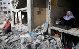 [Ảnh] Cuộc sống thường ngày giữa cảnh đổ nát vì bom đạn ở Gaza