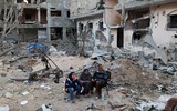 [Ảnh] Cuộc sống thường ngày giữa cảnh đổ nát vì bom đạn ở Gaza