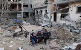[Ảnh] Cuộc sống thường ngày giữa cảnh đổ nát vì bom đạn ở Gaza